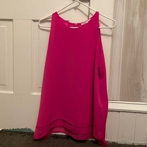 Size large Violet + Claire pink sleeveless top